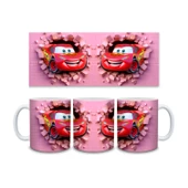 Şimşek McQueen Baskılı Kupa Bardak, Flash Mcqueen Baskılı Kupa Bardak - 1