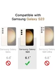 Samsung S23 Nano Ekran Koruyucu Kırılmaz Cam - Extra Şeffaf - 8