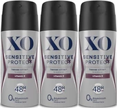 XO Deodorant 150ML Men-Erkek Sensitive & Protect (3 Lü Set) - 1