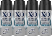 XO Deodorant 150ML Men-Erkek Extreme & Protect (4 Lü Set) - 1
