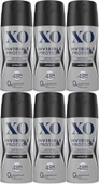 XO Deodorant 150ML Men-Erkek Invisible & Protect (6 Lı Set) - 1