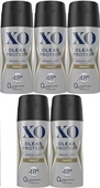 XO Deodorant 150ML Men-Erkek Clear & Protect (5 Li Set) - 1
