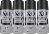 XO Deodorant 150ML Men-Erkek Invisible & Protect (4 Lü Set) - 1