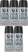 XO Deodorant 150ML Men-Erkek Extreme & Protect (5 Li Set) - 1