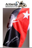Atatürk Baskılı Türk Bayrağı 70x105 cm 1 Adet Bayraklı Atatürk Posteri Dijital Baskı Raşel Kumaş İç ve Dış Ortama Uygundur - 4