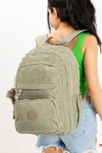 Unisex Sırt Çantası Hafif Yağmur Geçirmez Klinkır Kumaş Laptop Bölmeli Seyahat Çantası 43*30 Cm - 12