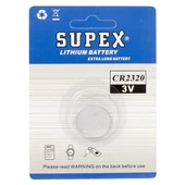 Supex CR2320 3 Volt Lityum Pil Tekli thumbnail 1