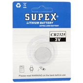 Supex CR2325 3 Volt Lityum Pil Tekli - 1