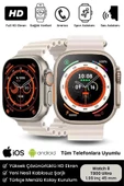Watch 8 Ultra Series Ios Android Uyumlu Spor Sağlık Sensörlü 45mm Ultra Akıllı Saat - 1