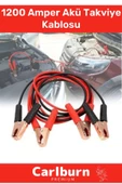 Özel Üretim %100 Bakır Kalın Kablo 1200 Amper Güçlü Oto Akü Takviye Hızlı Şarj Kablosu - 1