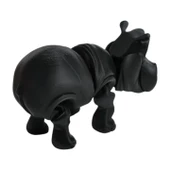 3d Hareketli Oyuncak Su Aygırı & Dekor - Siyah thumbnail 5