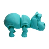 3d Hareketli Oyuncak Su Aygırı & Dekor - Turkuaz thumbnail 5