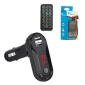 Hello HL-19683 FM Modulatör Çift USB/SD/MP3 12-24 Volt Bluetooth Hafızasız Fm Transmitter - 3