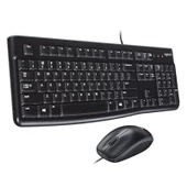 Logitech MK120 Usb Q Siyah Kablolu Klavye + Mouse Set - 1