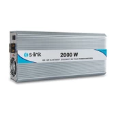 S-Link SL-2000W Dc12v-Ac230v 2000W İnverter - 1