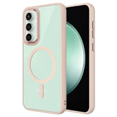 Gpack Samsung Galaxy S23 FE Kılıf Wireless Şarj Özellikli Buttom Magsafe Silikon Kapak thumbnail 6