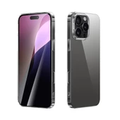 Gpack Apple iPhone 16 Pro Kılıf Vonn Sert Pc Kapak Şeffaf thumbnail 2