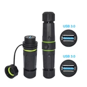 Powermaster PM-24598 Dişi - Dişi IP68 Su Geçirmez 3.0 USB-A Konnektör thumbnail 1