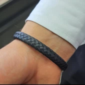 İki Renkli Erkek Altın Bileklik - 3