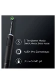 Oral-B D103 Vitality Pro Siyah Diş Fırçası thumbnail 4