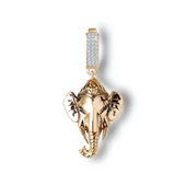 Fil Kolye Ucu Altın Charm - 1