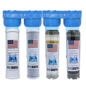 Amerikan Malı Daire Ve Bina Girişi 4 Aşamalı Su Yumuşatma Cihazı (Kapaklı Spun - Blok - Reçine - Gac Plus) - 1