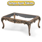 Begonvil Plastik Orta Sehpa Alt Ayak Takımı Etekli Eskitme Mobilya Zigon Ayağı Masa Ayakları Eskitme thumbnail 1