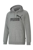 PUMA ESS Big LOGO HOODİE ERKEK SWEATSHİRT - 1