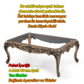 Begonvil Plastik Orta Sehpa Alt Ayak Takımı Etekli Eskitme Mobilya Zigon Ayağı Masa Ayakları Eskitme thumbnail 9