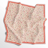 90 X 90 İpek Vual  İnce Eşarp - 03575 - 3