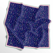90 X 90 İpek Vual  İnce Eşarp - 03575 - 6