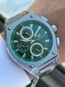 Ferro Çelik Kordon İç Fonksiyonları Aktif Chronograph 30 Mt Su Geçirmez Erkek Kol Saati EFM.40132.A6 thumbnail 2