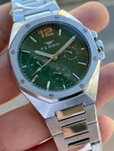 Ferro Çelik Kordon İç Fonksiyonları Aktif Chronograph 30 Mt Su Geçirmez Erkek Kol Saati EFM.40127.A6 thumbnail 4