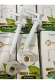 KLOZET KAPAĞI MONTAJ VİDA TAKIMI BEYAZ PLASTİK - 3