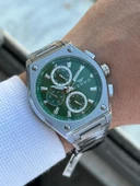 Ferro Çelik Kordon İç Fonksiyonları Aktif Chronograph 30 Mt Su Geçirmez Erkek Kol Saati EFM.40132.A6 thumbnail 4