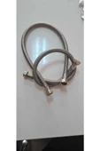 3/8 - 3/8 50cm Çelik Örgülü Hortum, Klozet, Taharet Bağlantı Hortumu Şafak Flex - 3
