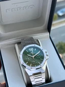 Ferro Çelik Kordon İç Fonksiyonları Aktif Chronograph 30 Mt Su Geçirmez Erkek Kol Saati EFM.40127.A6 thumbnail 1