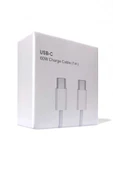 iphone 15 / 15 Plus / 15 Pro / 15 Pro Max uyumlu  Orijinal Şarj Kablosu Type-c 60W Örgü Kablo - 1