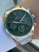 Ferro Çelik Kordon İç Fonksiyonları Aktif Chronograph 30 Mt Su Geçirmez Erkek Kol Saati EFM.11463.A6 thumbnail 2