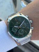 Ferro Çelik Kordon İç Fonksiyonları Aktif Chronograph 30 Mt Su Geçirmez Erkek Kol Saati EFM.11463.A6 thumbnail 5