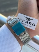 Ferro Çelik Kordon İç Fonksiyonları Aktif Chronograph 30 Mt Su Geçirmez Erkek Kol Saati EFM.11463.A6 thumbnail 6