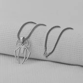 Örümcek Tasarımlı 925 Ayar Erkek Gümüş Kolye thumbnail 1