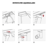 NOAS YL29 4001 Siyah Kasa Lyon 40W Ray Spot 6400K Beyaz Işık thumbnail 2