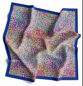 90 X 90 Dijital Bambu Kraş Eşarp -03564 - 4
