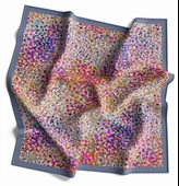 90 X 90 Dijital Bambu Kraş Eşarp -03564 - 1