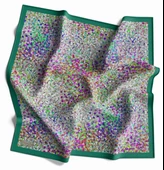 90 X 90 Dijital Bambu Kraş Eşarp -03564 - 6
