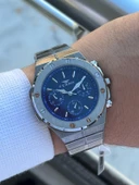 Ferro Çelik Kordon İç Fonksiyonları Aktif Chronograph 30 Mt Su Geçirmez Erkek Kol Saati EFM.43002.A3 thumbnail 3