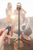 Torima C10 Çok Amaçlı Tripod Kumandalı Selfie Çubuğu Siyah thumbnail 4