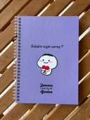Zamansız haftalık planlayıcı , tarihsiz ajanda , süresiz ajanda , stickerlı spiralli sert kapak - 12