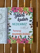 Zamansız haftalık planlayıcı , tarihsiz ajanda , süresiz ajanda , stickerlı spiralli sert kapak - 5